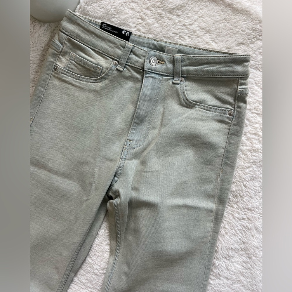 H&M Divided Light Blue Flared Denim Jeans